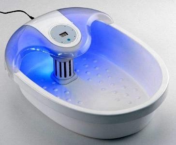 Elektrolyse-Fußbad Bioenergiser Detox Spa pro-Edition +20 Vitalpflaster Turmalin
